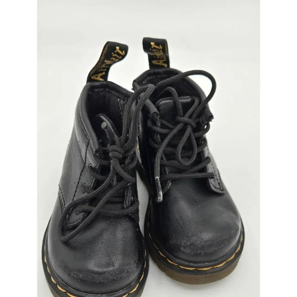 Dr Martens Toddler 1460 Black Boots Size 5